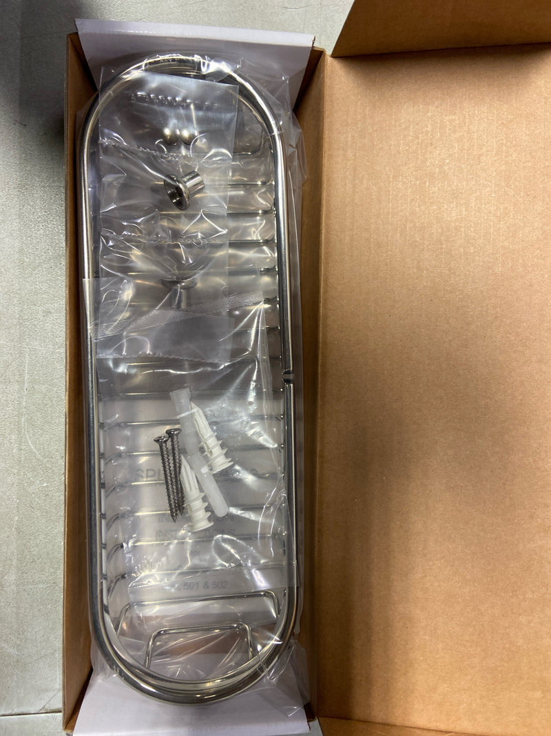 Ginger G502/PN Splashables 12" Oval Toiletry Basket - Polished Nickel