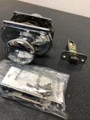 Schlage F10PLY619CAM Plymouth Passage Door Knob Set with Decorative Camelot Trim - Satin Nickel