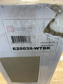 ET2 E25038-WTBK Pleat 3" Wide Mini Pendant - Black