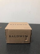 Baldwin HDTRATRR260 Traditional Non-Turning One-Sided Dummy Door Knob with Round Rose - Polished Chrome