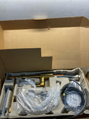 Moen 5923BG Align Brushed Gold 21.75 in. H Spring Pull Down Sprayer Kitchen Faucet with 360 Degree Spout Swivel and Power Boost