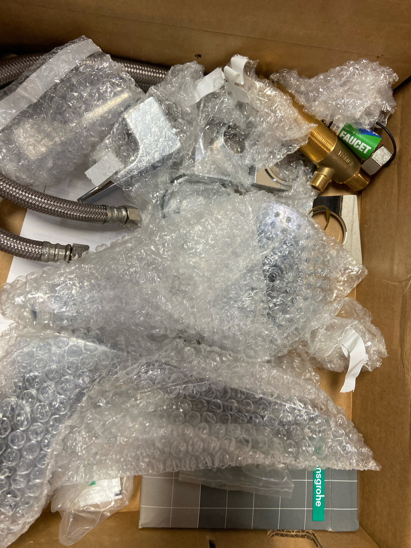 Hansgrohe 32557001 Metropol 2-Handle Deck Mount Roman Tub Faucet with Hand Shower in Chrome