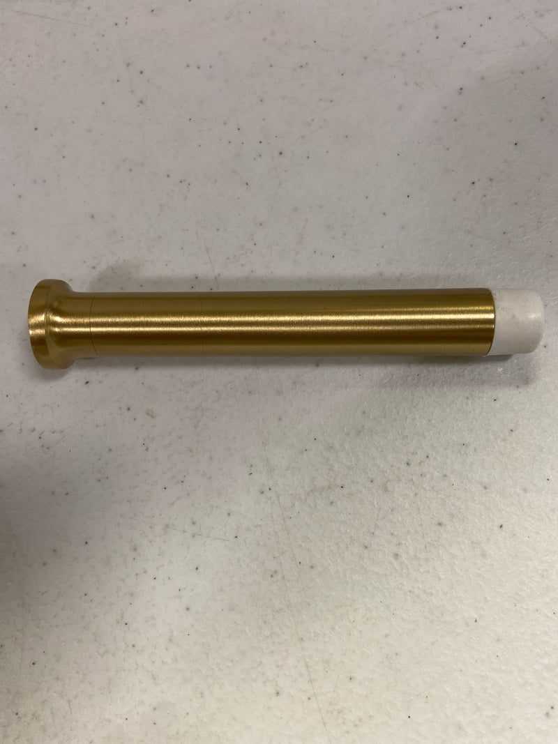Emtek 2233US4 3 Piece Extendable Base Mounted Door Stop from the Door Accessories Collection - Satin Brass
