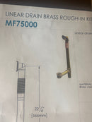 jacuzzi mf75000 brass w/o rough in linear