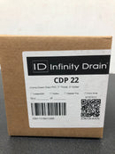 Infinity Drain CDP 22 Clamp Down Drain PVC 2" Throat, 2" Outlet - N/A