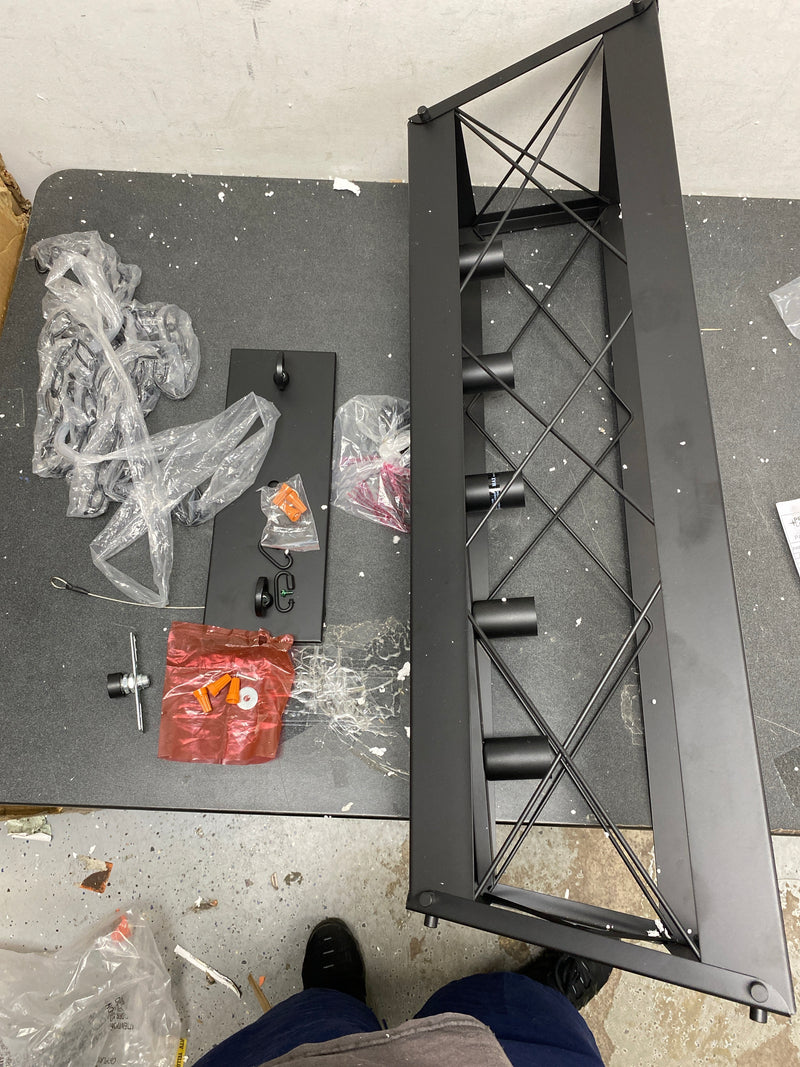 Progress Lighting P400048-141 Briarwood 5 Light 38" Wide Linear Chandelier - Galvanized Finish