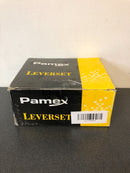 Pamex Solid Brass Privacy Door Lever Set from the Savannah Collection - Polished Brass