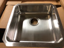 Elkay ELUHAD161655 Lustertone 18-1/2" Undermount Single Basin Stainless Steel Utility Sink - Stainless Steel