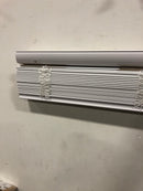 Home decorators collection 10793478553082 White Cordless Faux Wood Blinds for Windows with 2 in. Slats - 34.75 in. W x 64 in. L (Actual Size 34.25 in W x 64 in L)