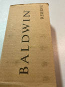 Baldwin FDCONCRR260 Contemporary Non-Turning Two-Sided Dummy Door Knob Set with Round Rose - Polished Chrome