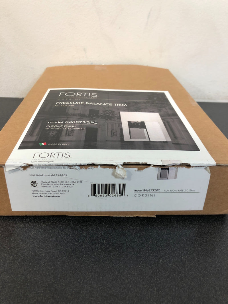 Fortis Corsini Pressure Balanced Valve Trim Only with Single Lever Handle