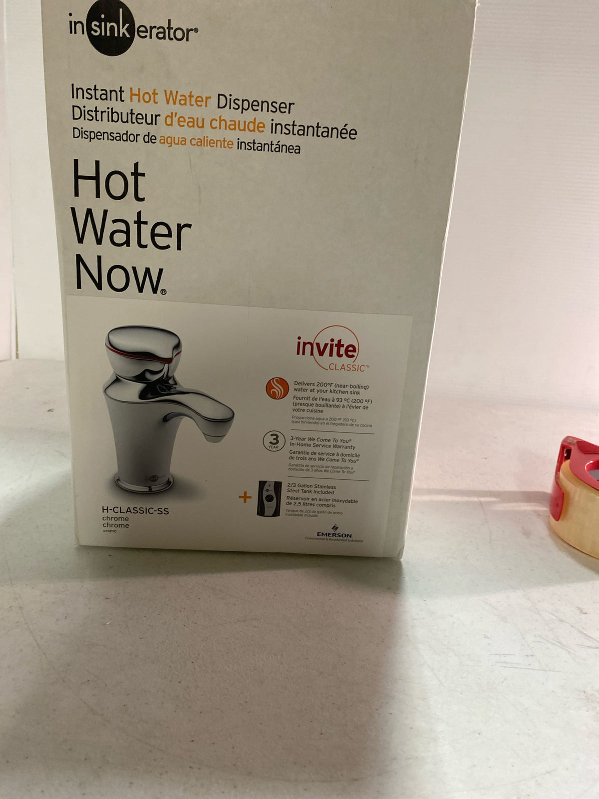InSinkErator H-CLASSIC-SS Instant Hot Water Dispenser with 3-Year In-Home - Tank Included - Chrome