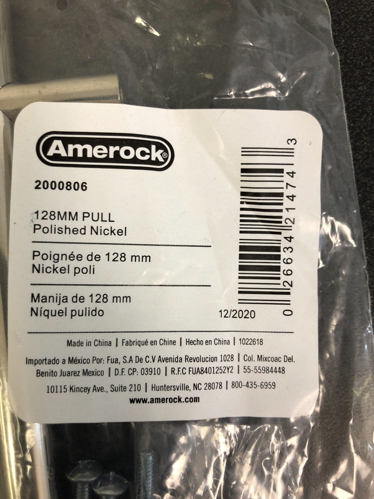 Amerock Bar Pulls 5-1/16 Inch Center to Center Bar Cabinet Pull