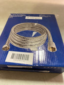 Modona HS27CH-A 100 in. (8.5 ft.) Premium Stainless Steel (SS304) Shower Hose with Brass Fittings and EPDM Inner Hose