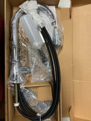 Pfister GT529-WH1C Wheaton Double Handle Pull Down Sprayer Kitchen Faucet with Soap Dispenser 16.94 in Polished Chrome