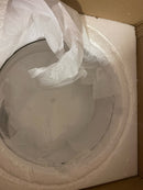 Z-Lite 462SF16-CH Savannah 3 Light 16" Wide Semi-Flush Drum Ceiling Fixture with a Clear Glass Shade - Chrome