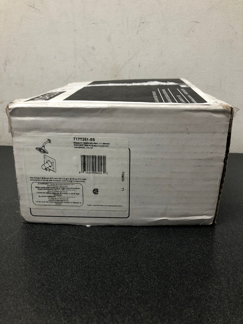 DELTA FAUCET T17T251-SS, 6.00 x 11.00 x 14.00 inches, Stainless