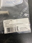 Hickory Hardware P3635-CASN Midway 5 1/16" (5.063") Center to Center Modern Acrylic Bar Cabinet Pull / Cabinet Handle - Crysacrylic with Satin Nickel