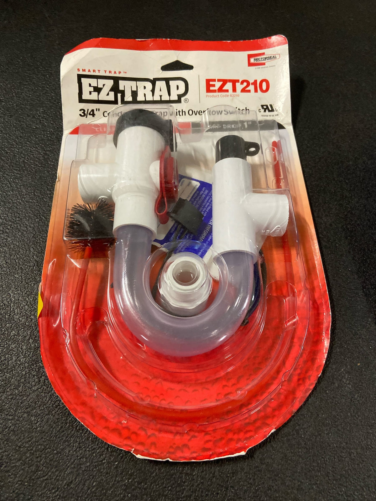 Rectorseal 83210 EZ Trap EZT210 - Standard Condensate Trap with Overflow Switch Kit - 3/4" - N/A