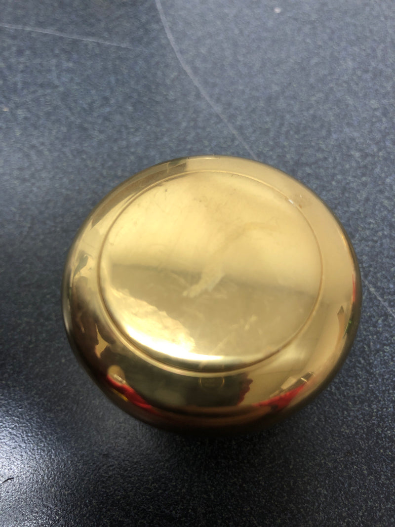 Deltana KRB175U3 1-3/4 Inch Mushroom Cabinet Knob - Polished Brass