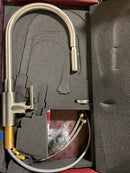 Rohl A3430LMSTN-2 Lombardia 1.8 GPM Single Hole Pull Down Kitchen Faucet - Satin Nickel