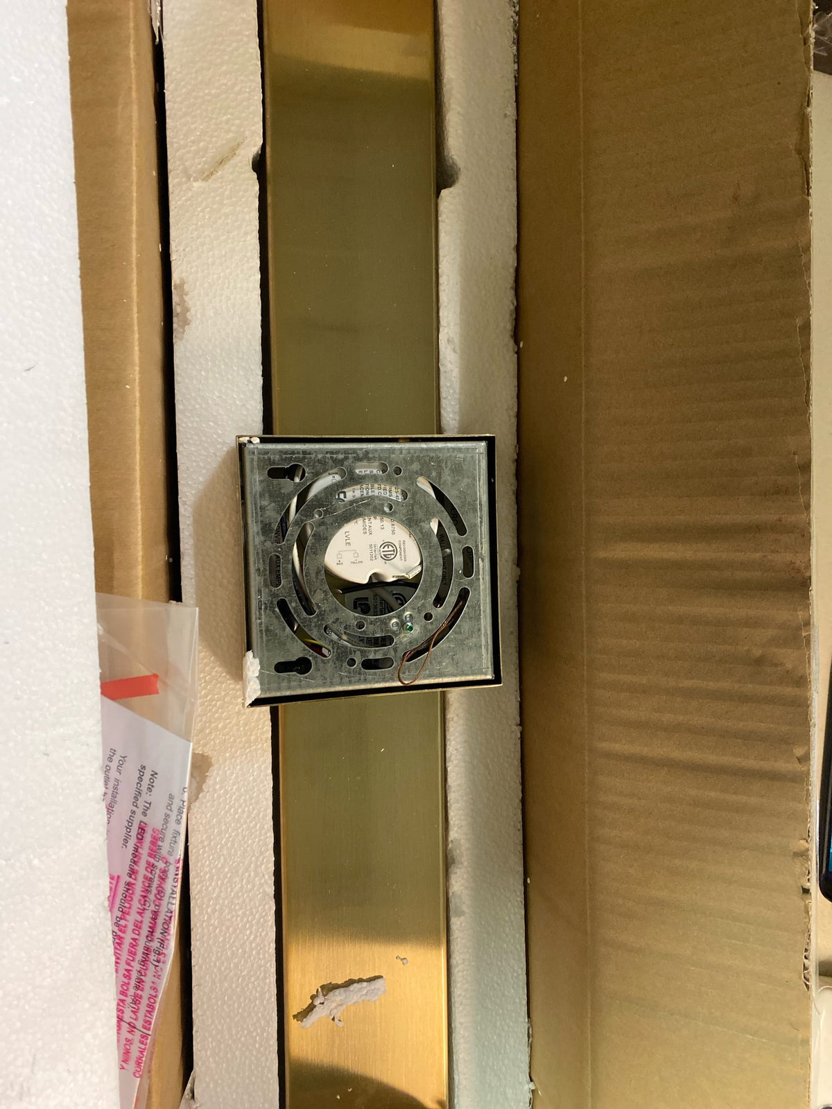 Minka Lavery 3882-776-L Divinely 5" Tall LED Wall Sconce with Acrylic Shade - 25" Wide ADA Compliant - Celeste Brass