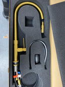 Vigo VG02033MG Bristol 1.8 GPM Single Hole Pull Down Kitchen Faucet - Matte Brushed Gold