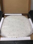 Brizo 81987-PG-2.5 Essential 2.5 GPM 14" Single Function Round Metal Raincan Shower Head with H2Okinetic Technology - Polished Gold