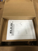 Elkay LK945AT12T6T ADA 3"-8" Adjustable Centers Wall Mount Food Service Faucet with 12" Reach Arc Tube Spout and 6" Blade Handles - Chrome