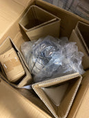 Elegant Lighting 1219D13BK/RC Nordic 3 Light 13" Wide Crystal Pendant with Clear Royal Cut Crystals - Black