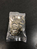 Rod desyne 1922-014 Antique Brass Curtain Rings (Set of 10)