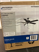 Progress Lighting P250081-31M-WB AirPro Builder 52" 5 Blade LED Indoor Ceiling Fan - Matte Black / Frosted