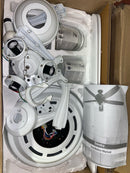 Hunter 52347 Dondra 60" 5 Blade Indoor LED Ceiling Fan - Matte White