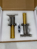 Delta H592SS-PR Tetra T-Lever Wall Mount Tub Filler Handle in Lumicoat Stainless