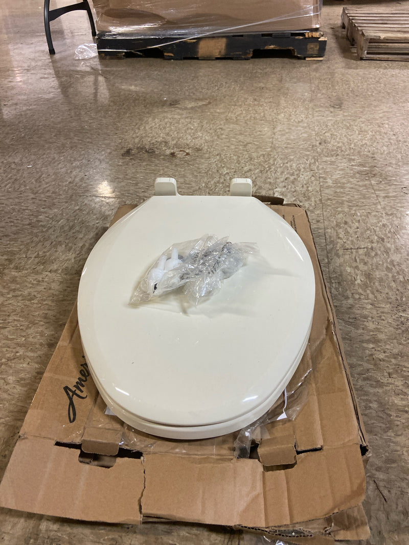 American Standard 5257A65MT.021 Cardiff Elongated Closed-Front Toilet Seat with Soft Close - Bone