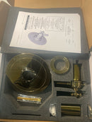 Perrin and Rowe U.TEW23W1L-EG Perrin and Rowe U.TEW23W1L Edwardian Three Function Thermostatic Valve Trim Only with Single Cross/Lever Handle, Integrated Diverter, and Volume Control - Less Rough In