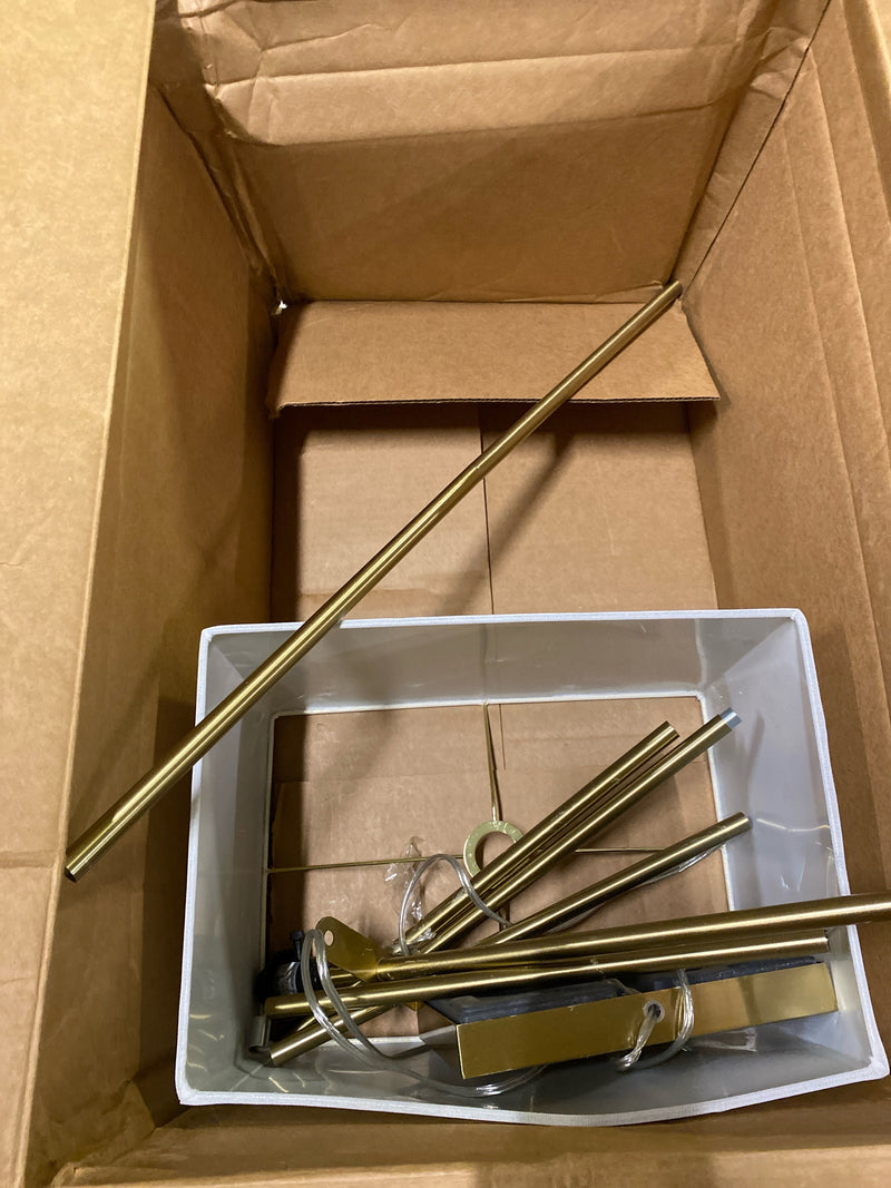 Globe Electric 67775 SoHo 62" Tall Column Floor Lamp - Matte Brass