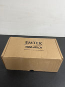 Emtek 1323US19 Sandcast Bronze Door Configuration 3 Thumbturn Multi Point Arched Trim Lever Set with American Cylinder Above Handle - Flat Black