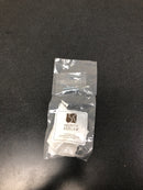 Belwith Keeler B076635-14 Monarch 1-1/8" Scalloped Square Glam Button Cabinet Knob / Drawer Knob - Polished Nickel