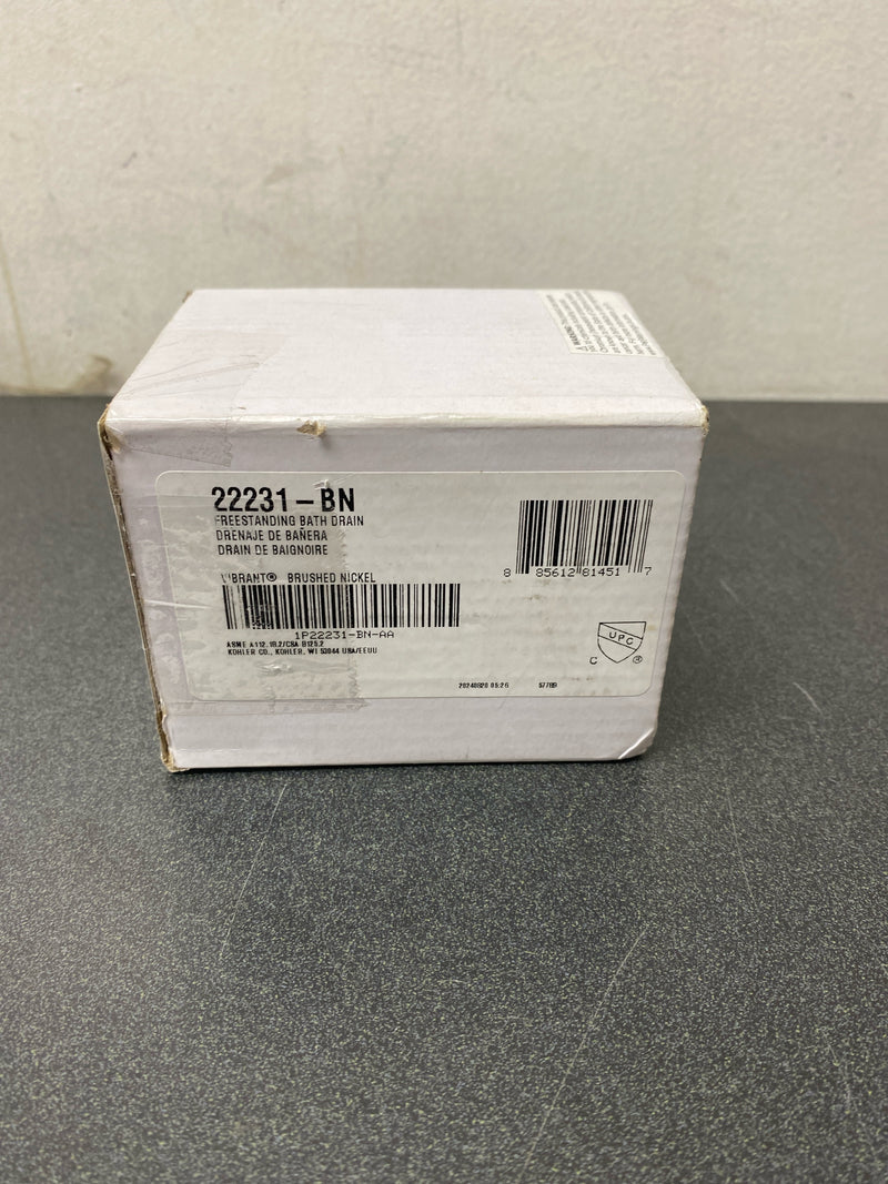 Kohler K-22231-BN Brushed Nickel Drain Assembly - Vibrant Brushed Nickel