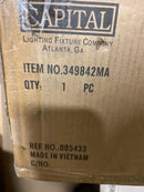 Capital Lighting 349842MA Delaney 4 Light 30" Wide Drum Chandelier - Matte Brass