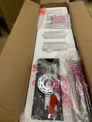 JONATHAN Y JYL7414A Anna 38.5" Linear 5-Light Metal/Glass LED Pendant Contemporary Transitional Traditional Dimmable Dining Room Living Room Kitchen Foyer Bedroom Hallway, Oil Rubbed Bronze/Clear