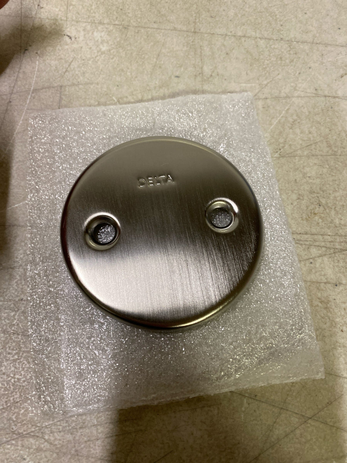 Delta RP7424SS Tub Overflow Plate - Stainless
