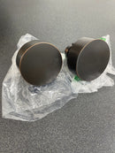 Emtek C520ROUUS10B Round Knob Brass Modern Privacy Door Knobset with the CF Mechanism - Oil Rubbed Bronze