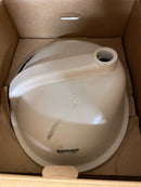 KOHLER Caxton Vitreous China Undermount Bathroom Sink with Overflow Drain in Biscuit with Overflow Drain-K-2210-96