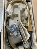 Delta 19802Z-CZ-DST Lenta Single-Handle Pull-Down Kitchen Faucet with ShieldSpray - Champagne Bronze