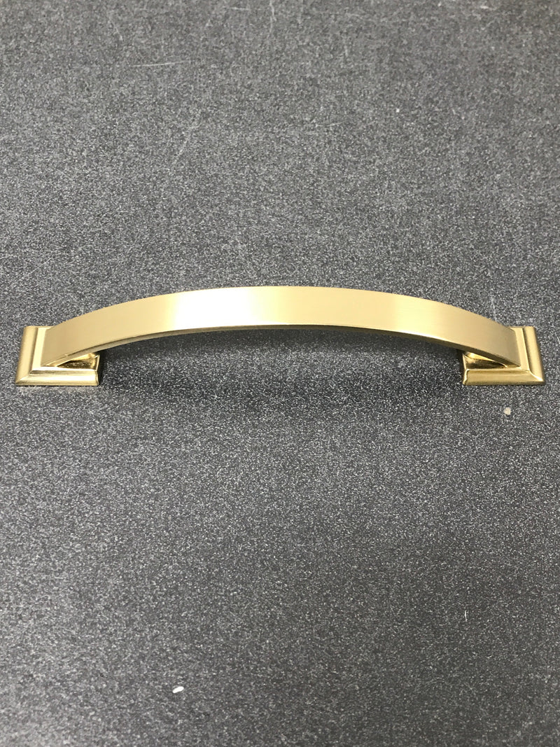 Amerock BP29363BBZ Candler 5-1/16 Inch Center to Center Handle Cabinet Pull - Golden Champagne