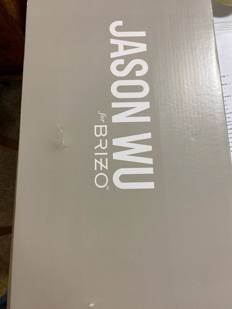 Brizo 63075LF-MWLHP Odin 1.8 GPM Single Hole Pull Down Kitchen Faucet with Arc Spout - Less Handle - Matte White