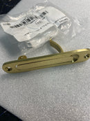 Signature Hardware 213358 4" H x 3/4" W Brass Pocket Door Edge Pull - Polished Brass