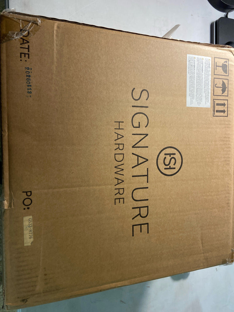 Signature Hardware SHBN201WH Benbrook 1.28 GPF Toilet Tank Only - White